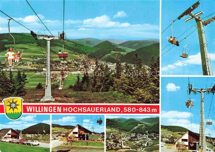 Sessellift Chairlift Telesiege Willingen Hochsauerland Waldeck