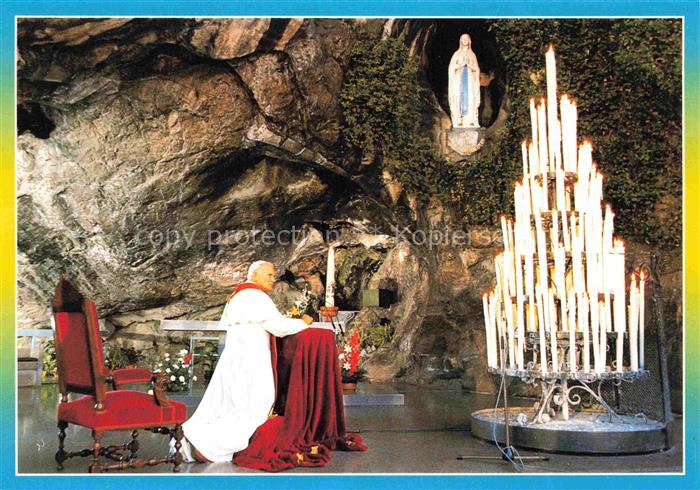Papst Pope Pape Vatican-- Lourdes Jean Paul II