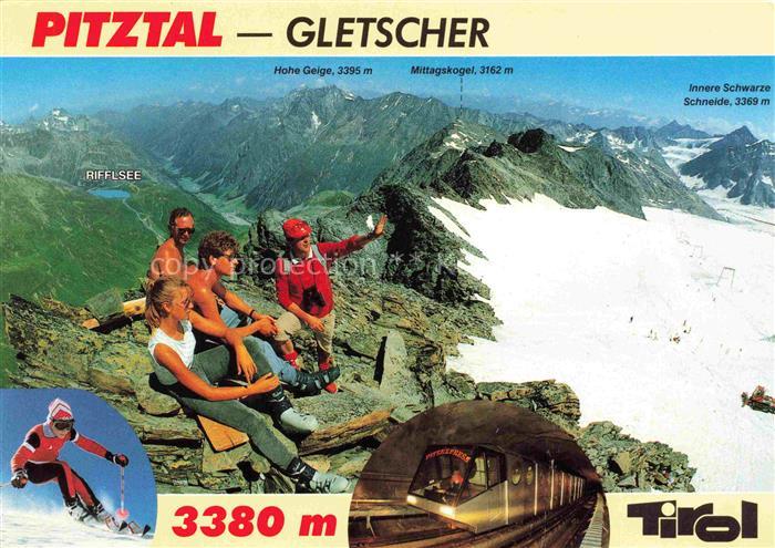 Gletscher Ferner Glacier Glaciar Ghiacciaio-- St Leonhard Mittelberg Pitztal