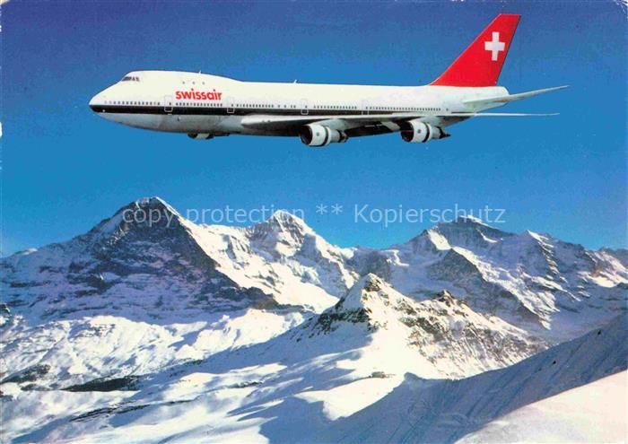 FLUGZEUGE ZIVIL Swissair Boeing B 747-257 B