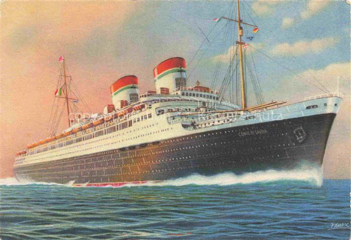 Schiffe Oceanliner Conte di Savoia