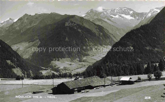 Noesslach Steinach Brenner Tirol AT Bergpanorama Hochtal Alm Almhuette Wiesen Na