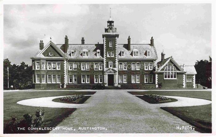 Rustington Arun West-Sussex UK Convalescent-Home Erholungsheim Herrenhaus Einfah
