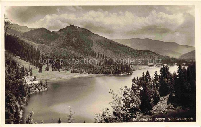 Spitzingsee 1130m Schliersee Bayern Spitzingsee Sonnwendjoch See Berge Wald Nade