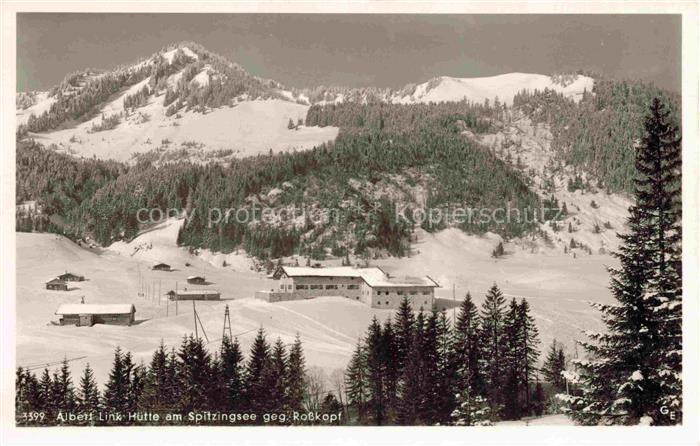 Albert-Linkhuette Spitzingsee 1130m Schliersee Bayern Albert-Link-Huette Spitzin
