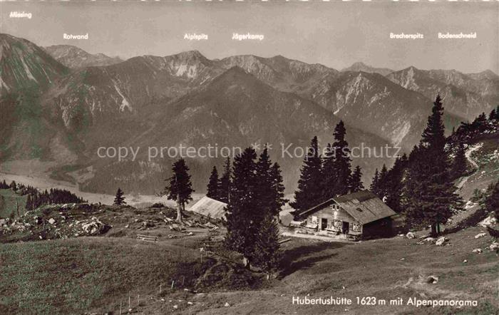 Hubertushuette 1623m Breitenstein Fischbachau Alpenpanorama Rotwand Alpispitz Ja