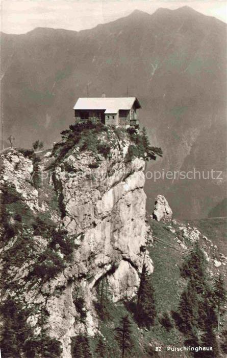Puerschlinghaus 1564m Garmisch-Partenkirchen Berghaus Felsenpanorama Felsen Berg