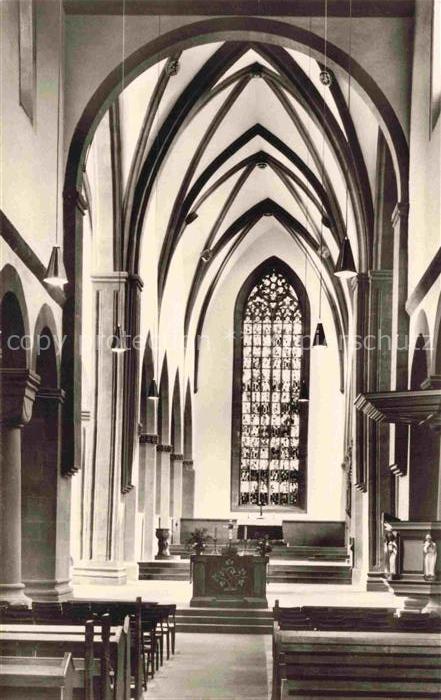 Kloster Amelungsborn Klosterkirche gotischer-Chor romanisches-Langhaus Kirchenin