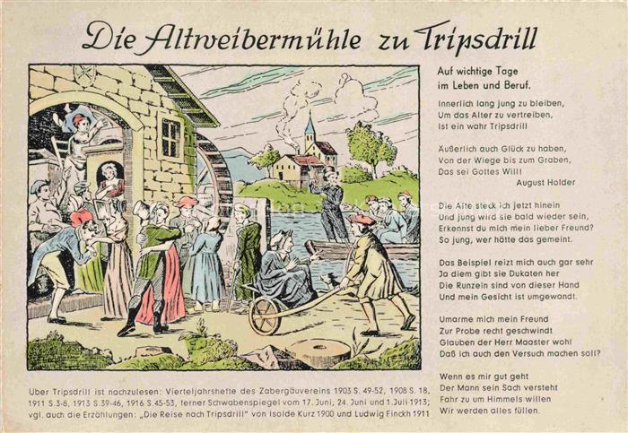 Cleebronn Altweibermuehle Tripsdrill Muehle Zabergaeu Gasthaus Tierpark Pension-