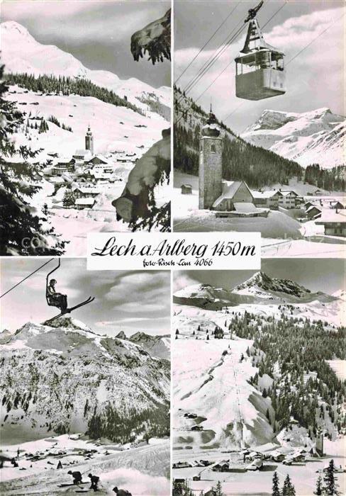 Ravensburgerhuette 1980m Lech Arlberg AT Skigebiet Arlberg Seilbahn Skilift Dorf