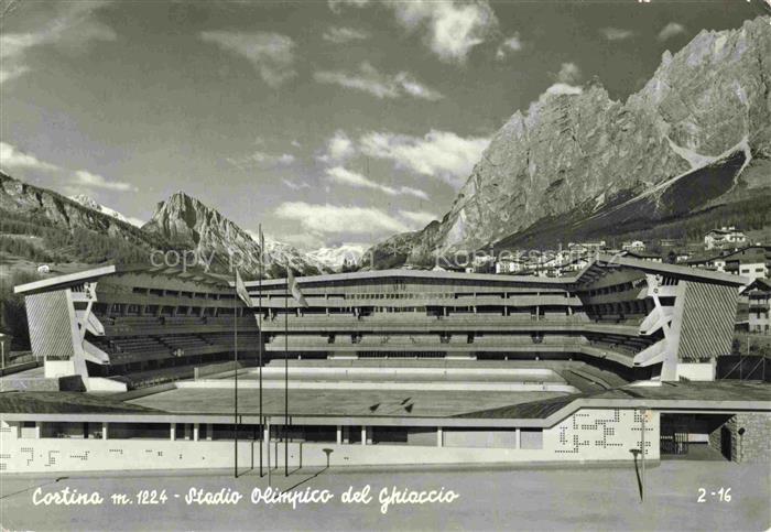 Cortina d Ampezzo Veneto IT Stadio-Olimpico-del-Ghiaccio Olympiastadion Eisbahn