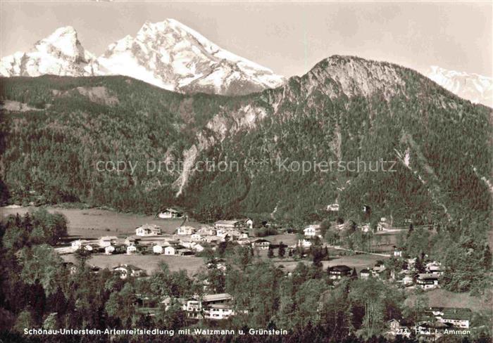 Unterstein  Schoenau Berchtesgaden Bayern Schoenau-Unterstein Artenreitsiedlung