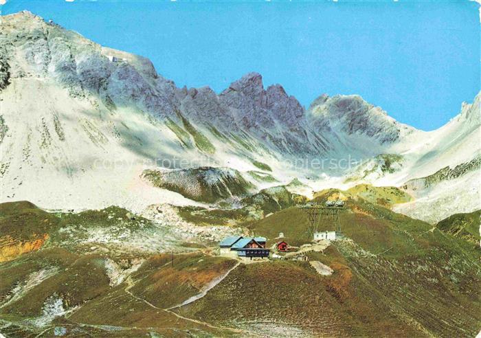 Ulmerhuette Ulmer-Huette 2280m Vorarlberg AT Ulmer-Huette Valluga Jahnturm Bergs