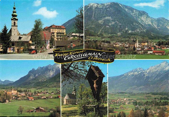 Grossgmain Salzburg AT Kirche Kneipp-Kurort Untersberg Hallthurn Lattengebirge Z