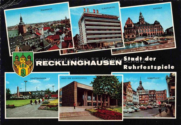 RECKLINGHAUSEN NRW Europahotel Rathaus Hauptbahnhof Haus-der-Ruhrfestspiele Mar