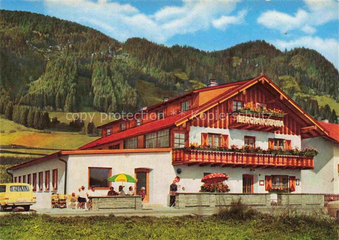Weissbach Pfronten Ostallgaeu Bayern Bergpanorama Gaststaette Pension Weissbach