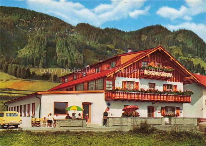 Weissbach Pfronten Ostallgaeu Bayern Gaststaette-Pension-Bergpanorama Weissbach
