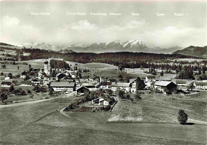 Oberreute Lindau Bayern Graue-Hoerner Churer-Firsten Kreuzberge Altmann Saentis