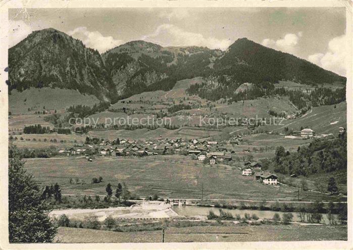 Bad Oberdorf Bad Hindelang Bayern Hirschberg Spieser Ornach Bergpanorama Tal Wie