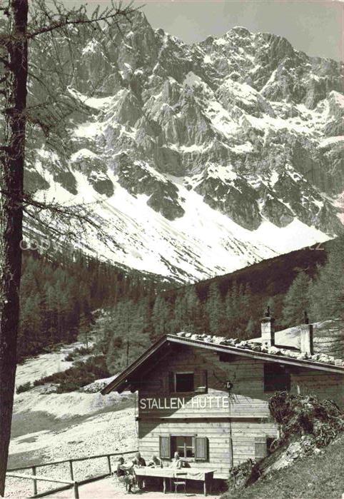 Stallenhuette 1350m Stans Unterinntal Tirol AT Stallen-Huette Alpenhuette Berge