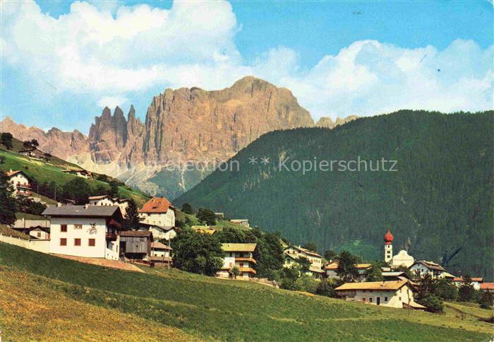 Tiers Tires Rosengarten Trento IT Catinaccio Rosengarten Dolomiten Bergdorf Kirc
