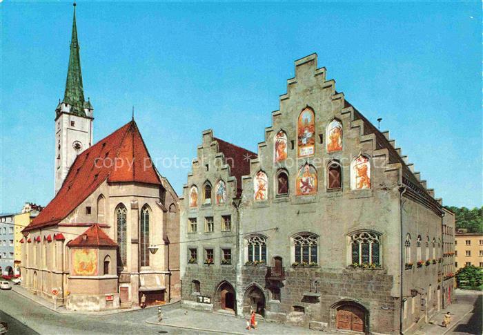 Penzing Wasserburg Inn Rosenheim Bayern Rathaus Marienkirche Kirchturm Fresken G