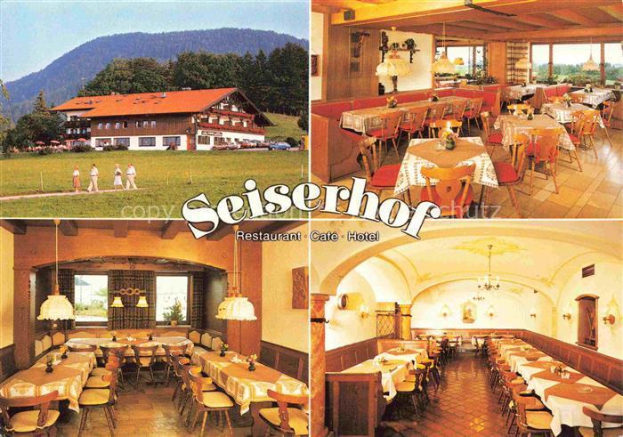 Bernau Chiemsee Bayern Seiserhof Hotel-Seiserhof Restaurant Café Gastraum Speise