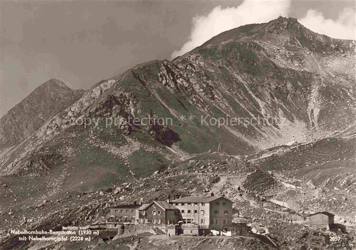 OBERSTDORF Bayern Nebelhornbahn-Bergstation Nebelhorngipfel Bergbahn Bergstation