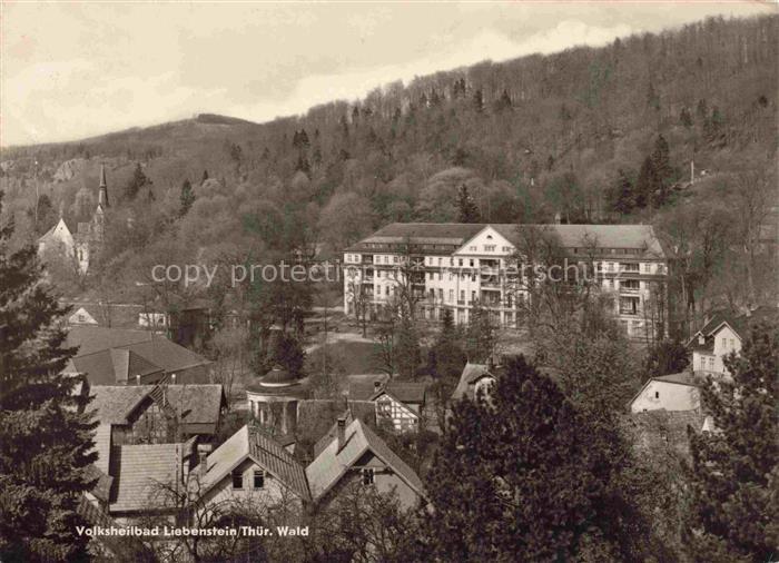 Bad Liebenstein Thueringen Volksheilbad Sanatorium Kirche Wald Thueringer-Wald D