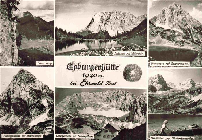 Coburgerhuette 1920m Koburgerhuette Mieminger Plateau Tirol AT Coburgerhuette Dr