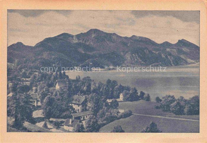 Kochel am See Bayern Kochelsee Herzogstand Heimgarten Berge Alpen See Loisachwin