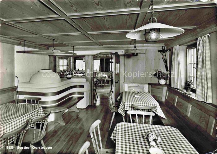 Gerstruben (Gasthaus) Oberstdorf Oberallgaeu Bayern Berggasthof Gaststube Kachel