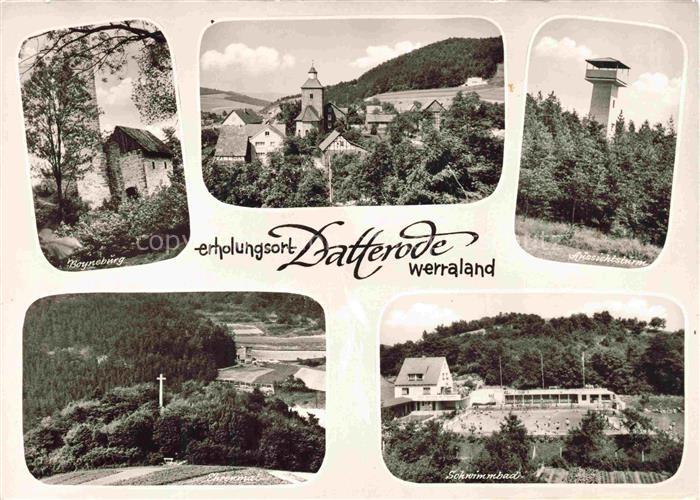 Datterode Ringgau Werraland Hessen Erholungsort Werraland Boyneburg Aussichtstur