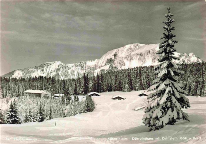 Kuehrointalm 1420m Watzmann Berchtesgaden Bayern Kuehrointhaus Kehlstein Goell W