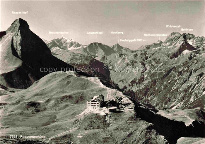 Rappenseehuette 2091m Allgaeuer Alpen Oberstdorf Bayern Rappenseehuette Rappenko