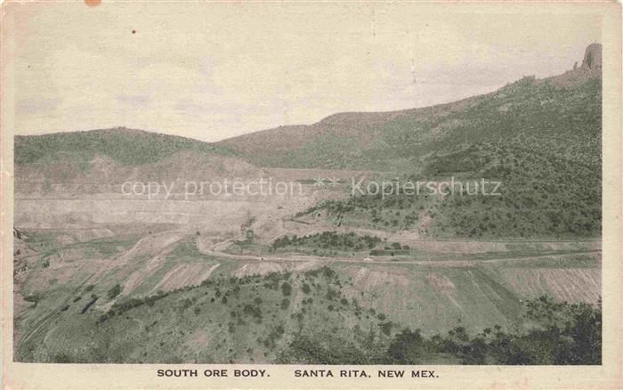 Santa Rita Silver City New Mexico USA South-Ore-Body Tagebau Kupfermine Bergbau