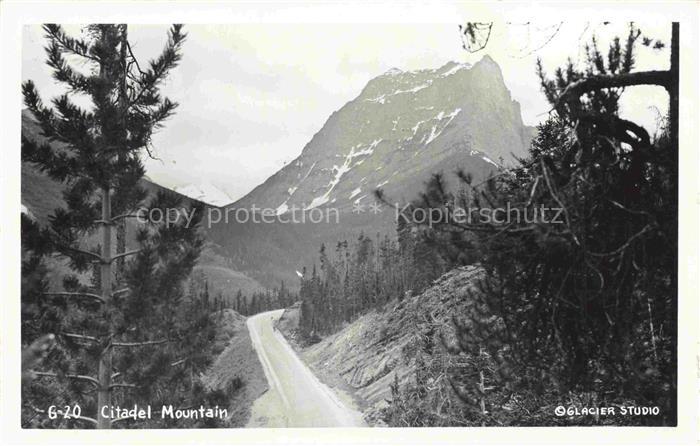 Citadel Mountain Glacier National Park Montana USA Citadel-Mountain Glacier-Nati