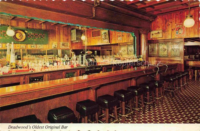 Deadwood South Dakota USA Bodega-Bar Bar Innenraum Barhocker Theke Tresen Pabst-
