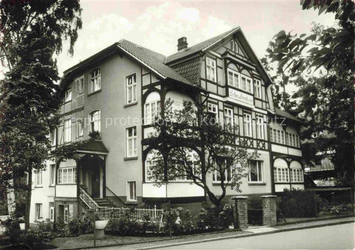 BAD SOODEN-ALLENDORF Haus-Schwalbenheim Hotel-Pension Rosenstrasse Fachwerk Vill