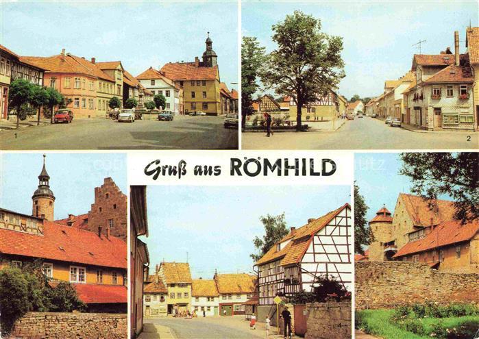 Roemhild Karl-Marx-Platz Heurich-Strasse Schloss-Gluecksburg Griebelstrasse Mark