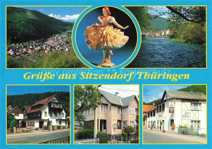 Blechhammer Schwarzatal Schwarza Porzellanmanufaktur Taenzerin Pension-Haus-Koke