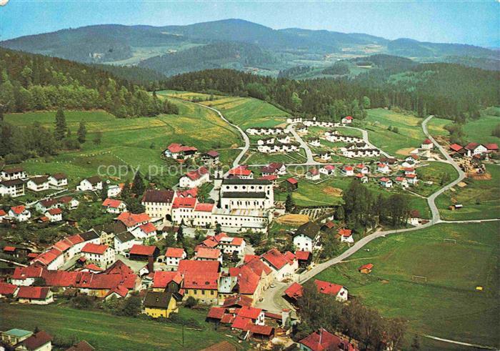 Gotteszell REGEN Bayern Fliegeraufnahme Kloster Dorfansicht Bergwald Bayerischer