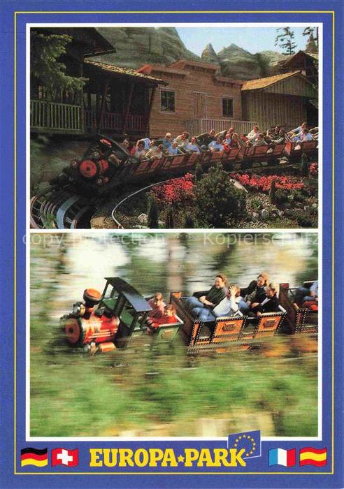 Rust Ortenaukreis BW Europa-Park Alpenexpress Enzian Achterbahn Freizeitpark Lok