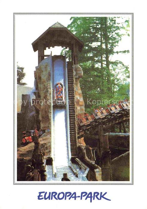 EUROPA-PARK Rust Ortenaukreis BW Tiroler-Wildwasserbahn Alpenexpress-Enzian Wass