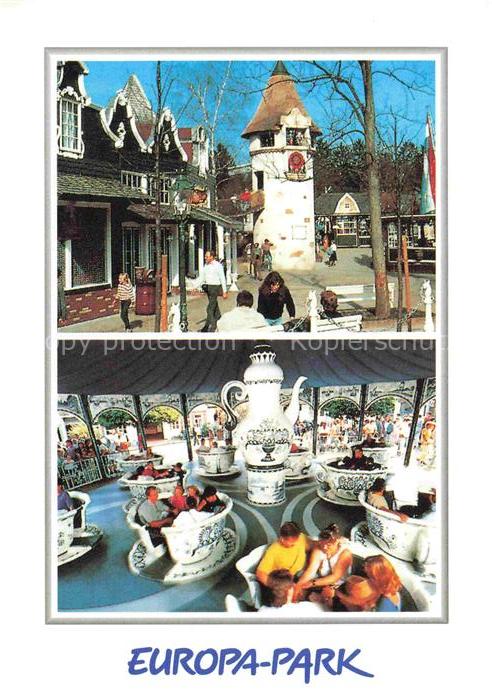 EUROPA-PARK Rust Ortenaukreis BW Hollaendisches-Dorf Delfter-Kaffeetassenkarusse