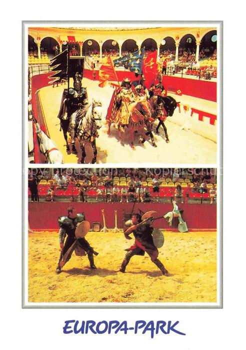 EUROPA-PARK Rust Ortenaukreis BW Spanische-Ritterspiele Ritter Pferde Arena Schw