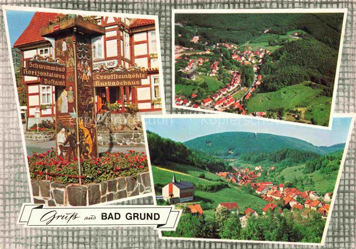 Bad Grund Harz Osterode Niedersachsen Harzerhof Tropfsteinhoehle Kurbadehaus Sch