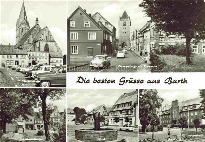 Barth Osteebad Ribnitz-Damgarten Mecklenburg-Vorpommern Marienkirche Dammstrasse