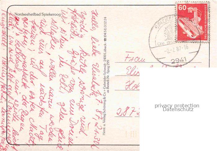 Spiekeroog Nordseeinsel Niedersachsen Luftbild Alte-Inselkirche MS-Spiekeroog Al – Bild 2