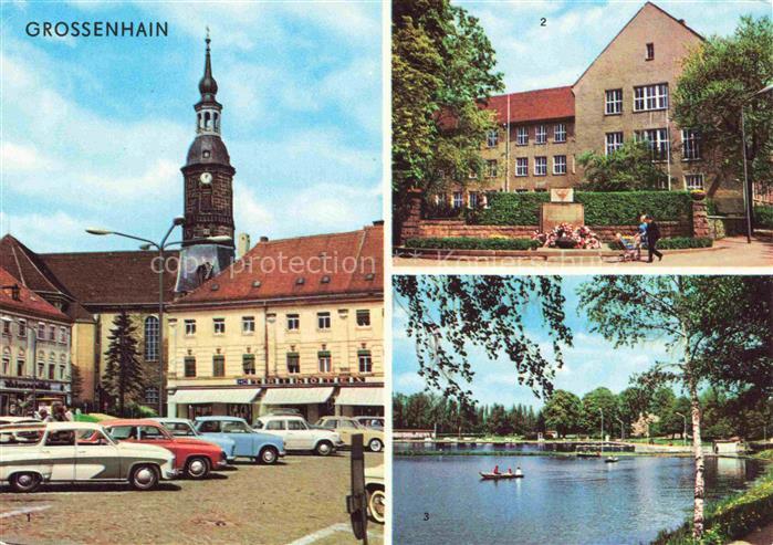 Grossenhain Sachsen Karl-Marx-Platz VVN-Gedenkstaette Karl-Preusker-Berufsschule